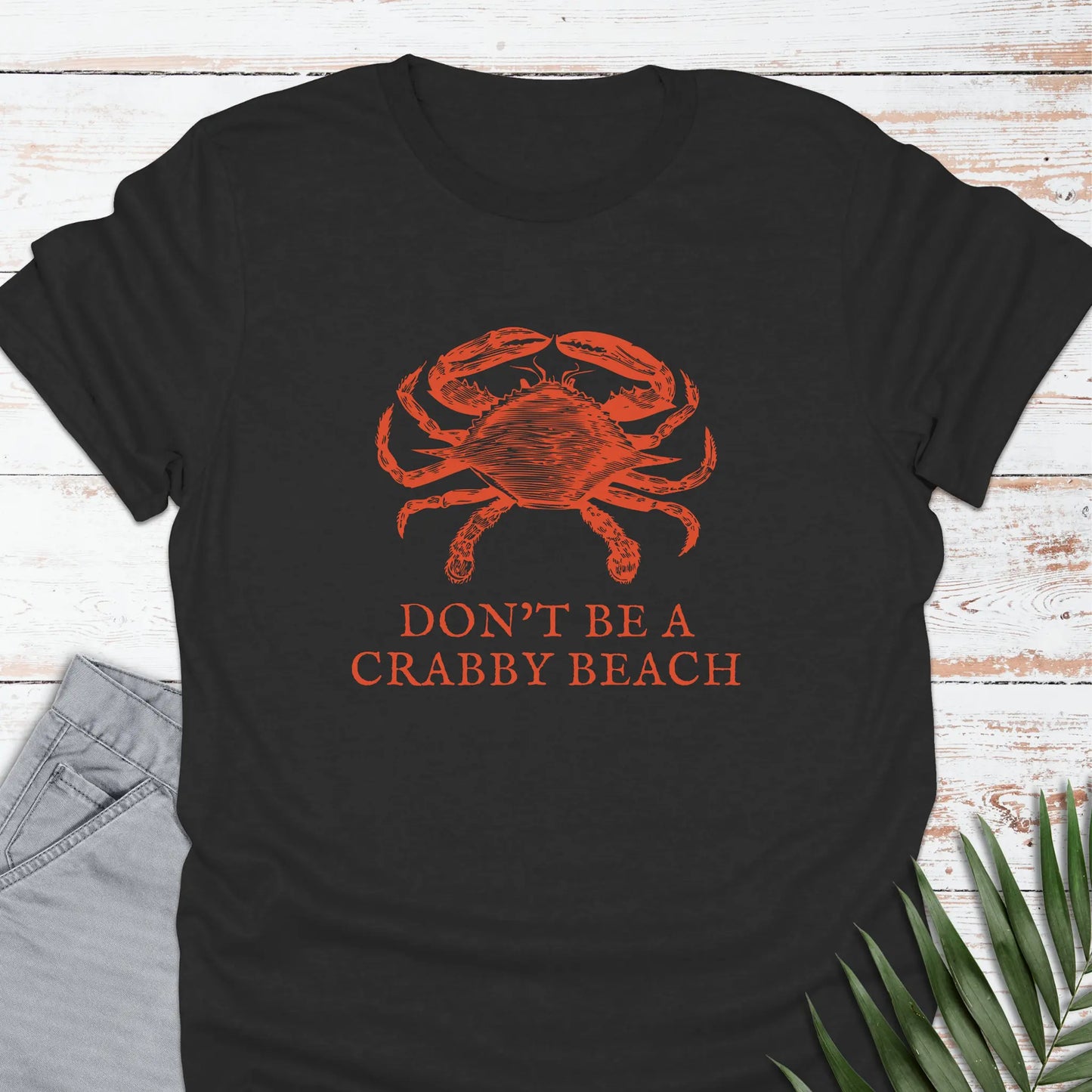 Crabby Beach T-shirt - Life Is Wanderful Co.
