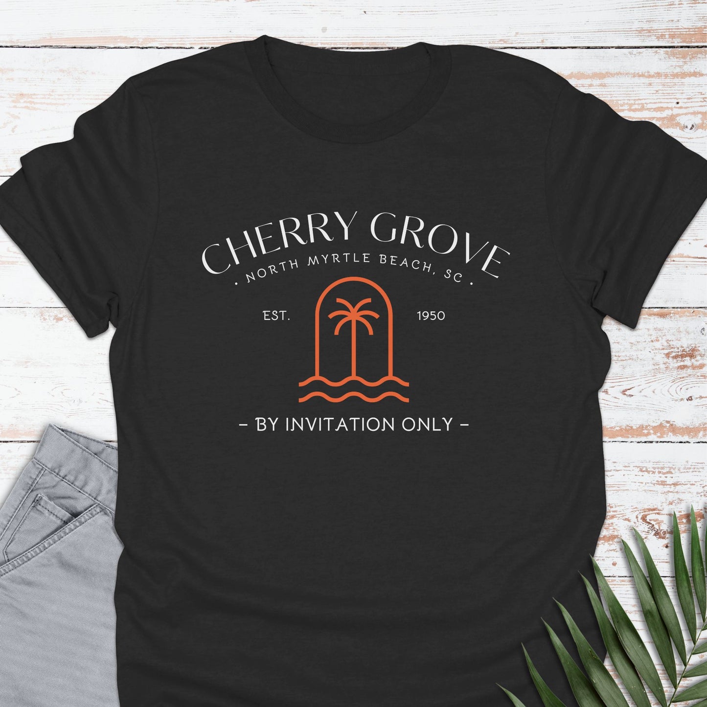 Cherry Grove, NMB T-shirt, By Invitation Only - Life Is Wanderful Co.