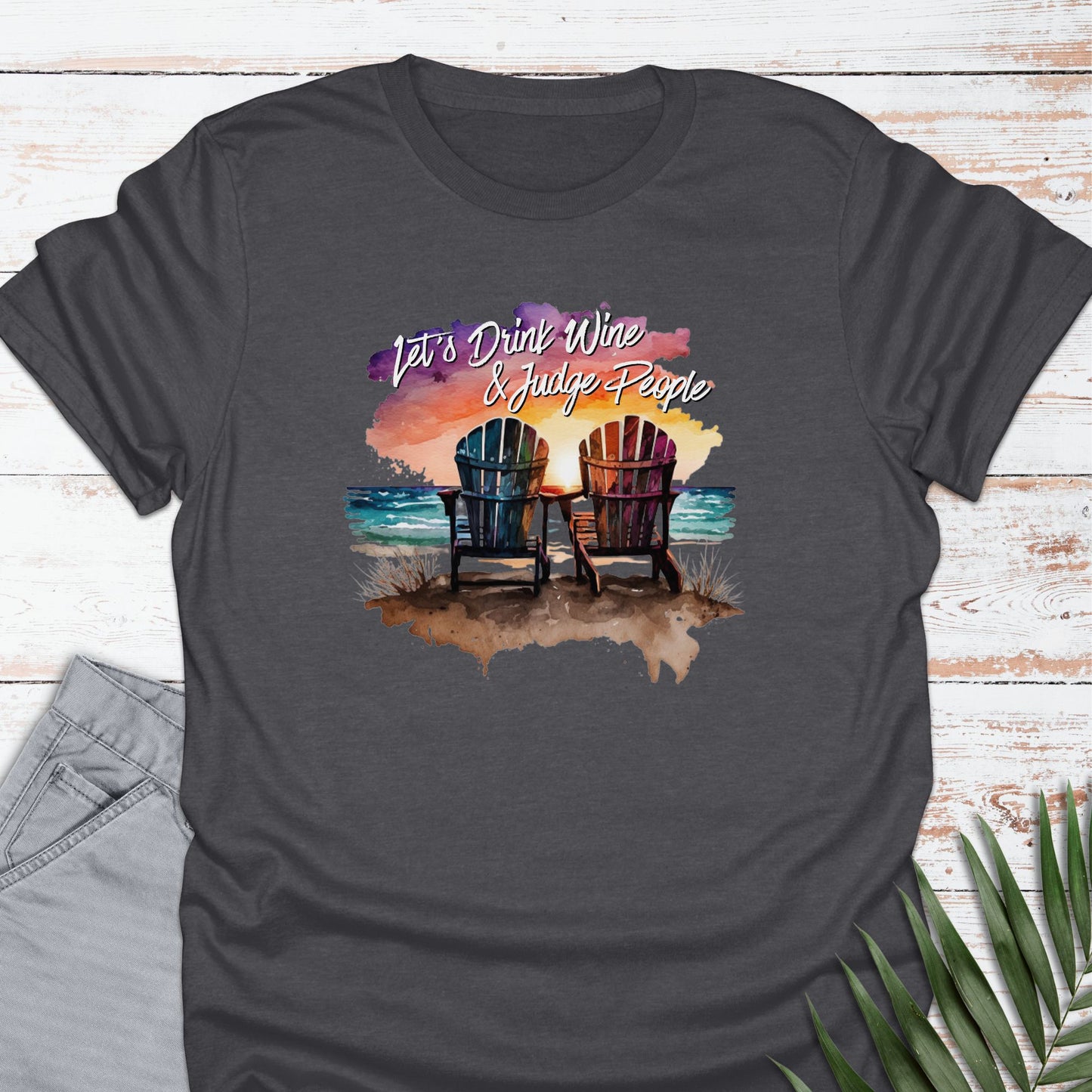 Let's Beach Drink T-shirt - Life Is Wanderful Co.