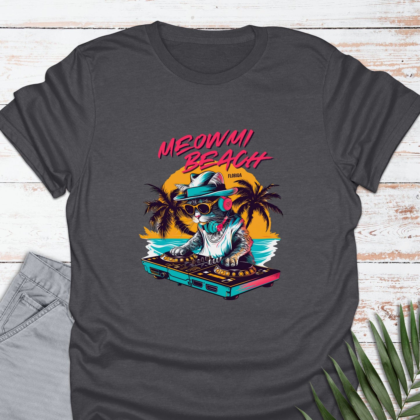 Meowmi Beach, FL T-shirt - Life Is Wanderful Co.
