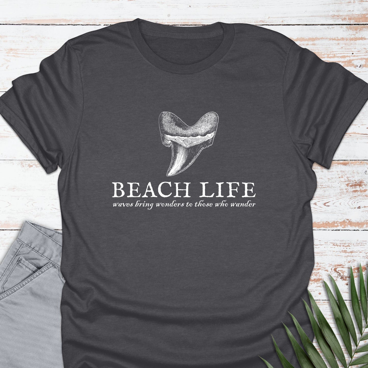 Shark Tooth Hunter T-shirt - Life Is Wanderful Co.