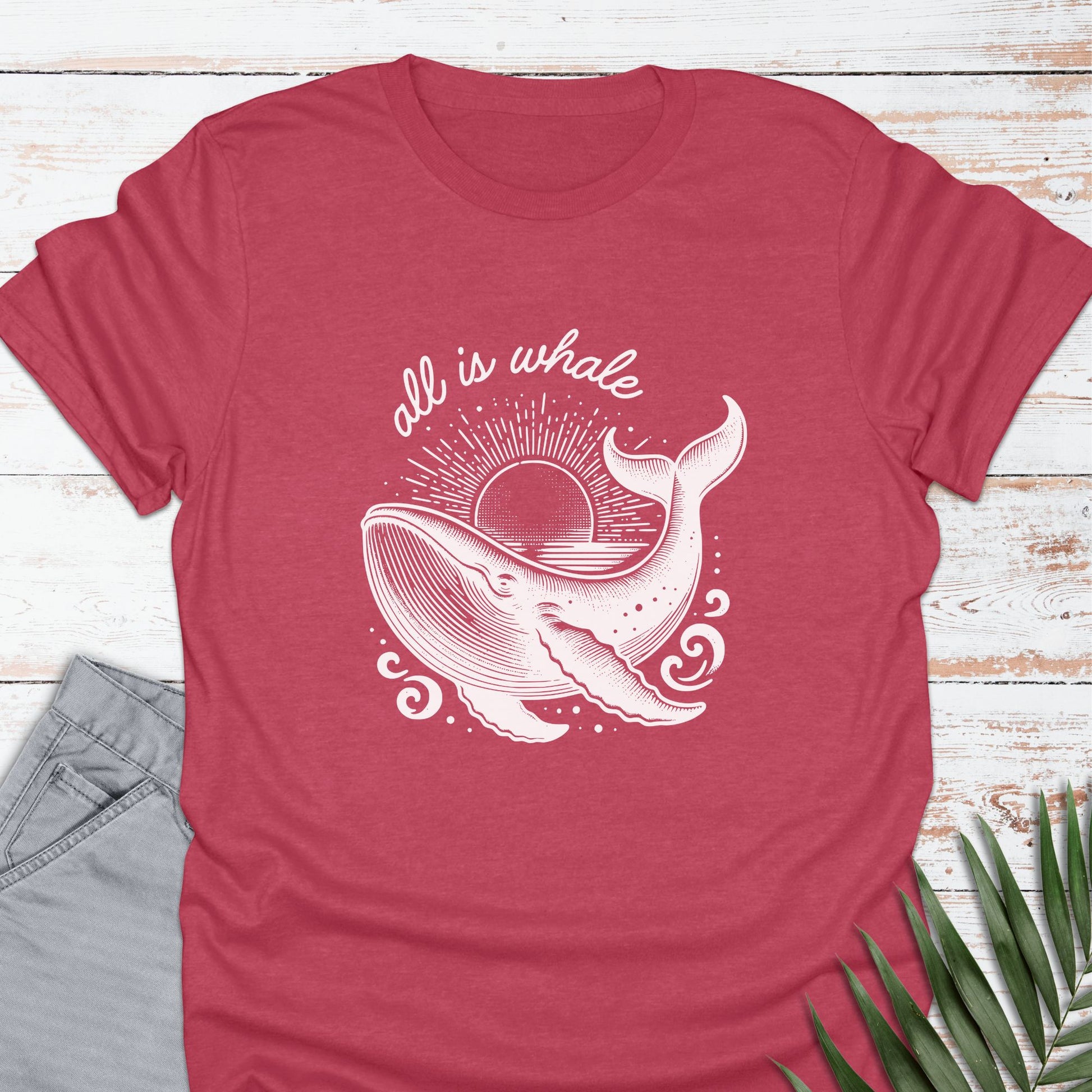 All Is Whale T-shirt - Life Is Wanderful Co.