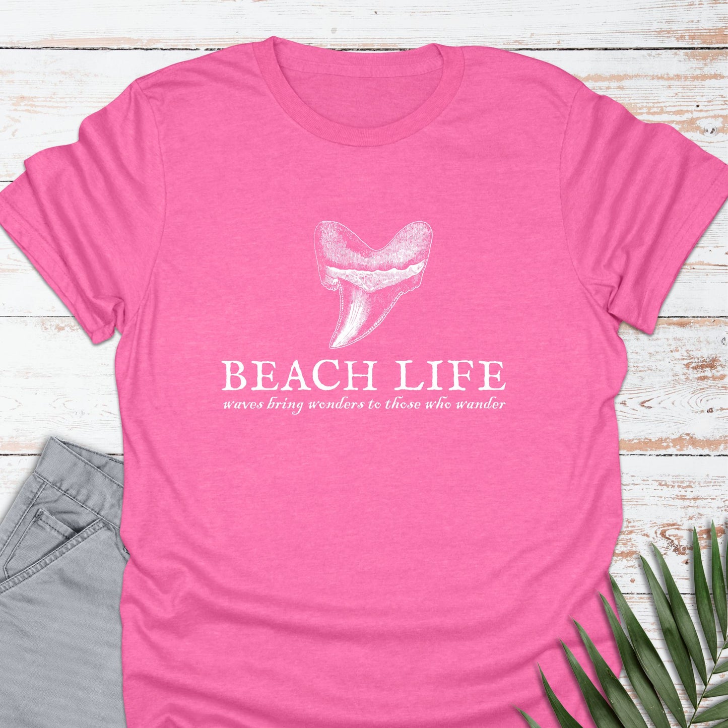 Shark Tooth Hunter T-shirt - Life Is Wanderful Co.