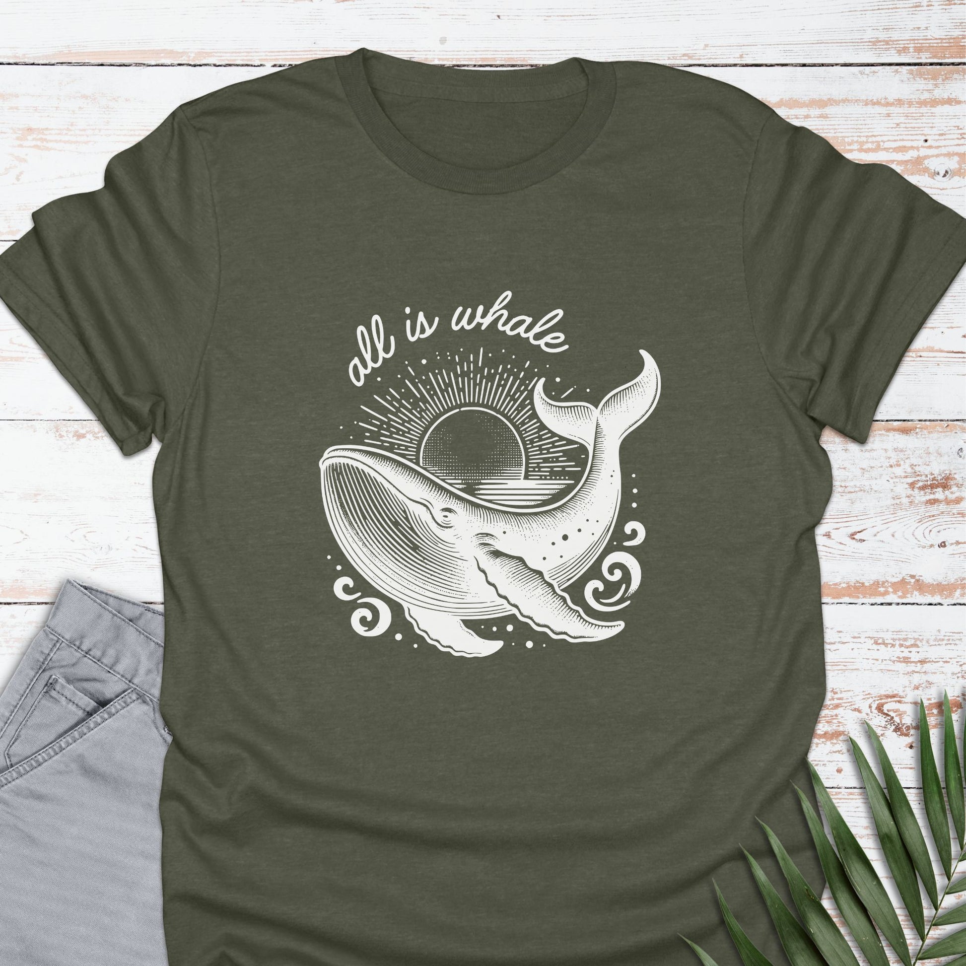 All Is Whale T-shirt - Life Is Wanderful Co.