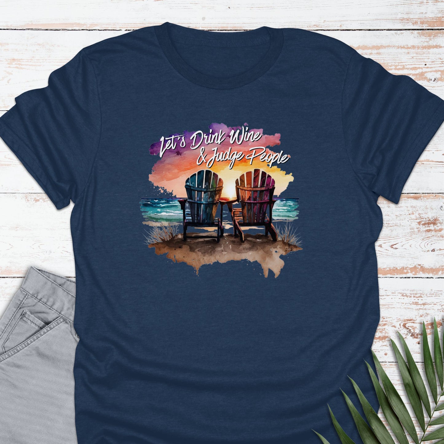 Let's Beach Drink T-shirt - Life Is Wanderful Co.