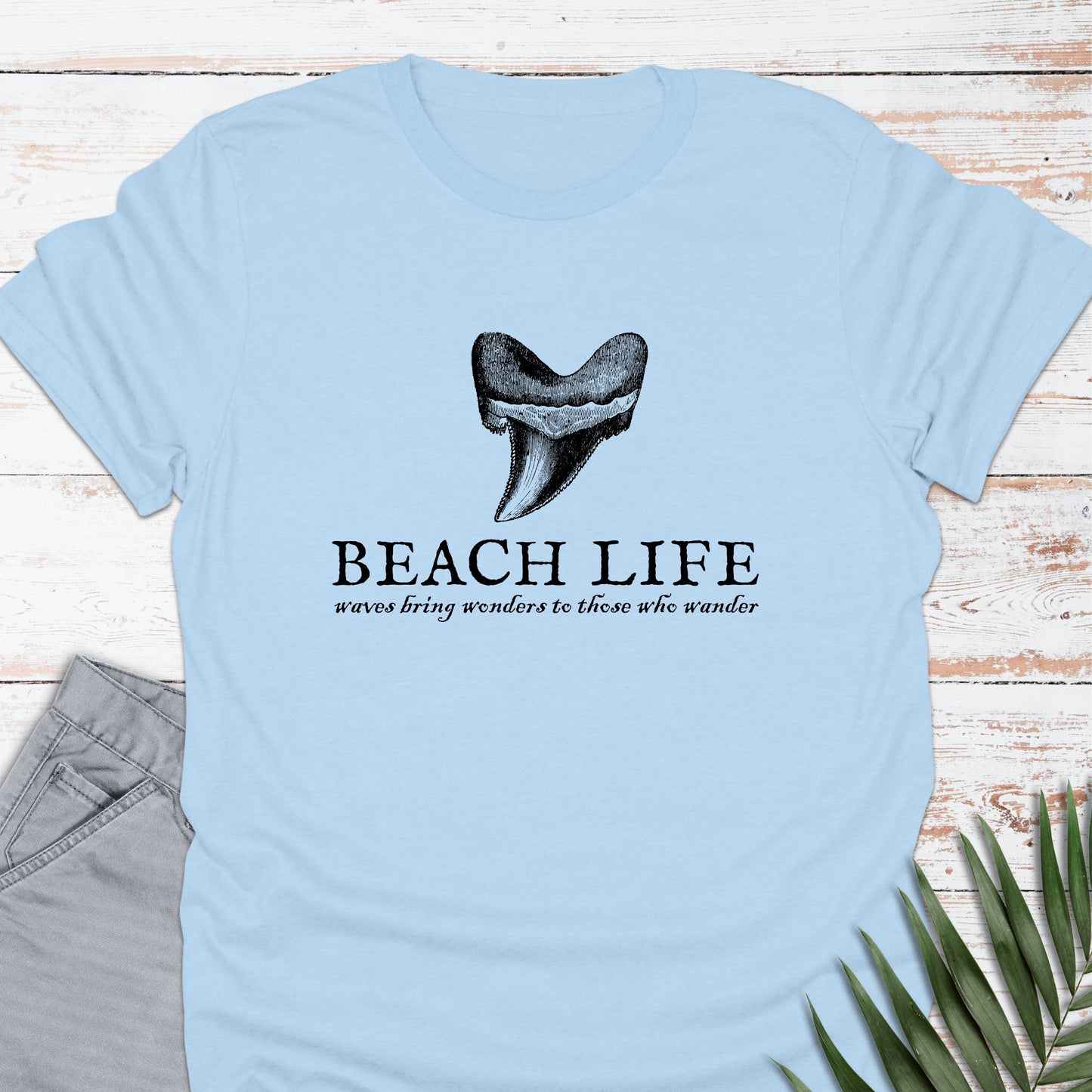 Shark Tooth Hunter T-shirt - Life Is Wanderful Co.