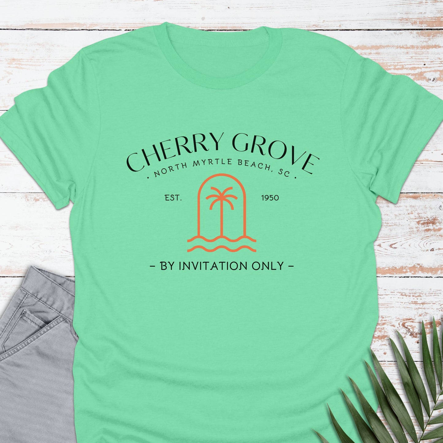 Cherry Grove, NMB T-shirt, By Invitation Only - Life Is Wanderful Co.