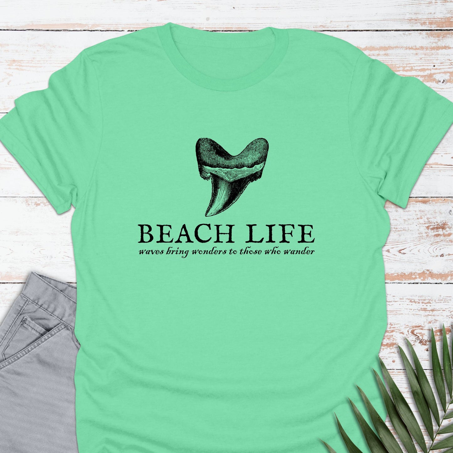 Shark Tooth Hunter T-shirt - Life Is Wanderful Co.
