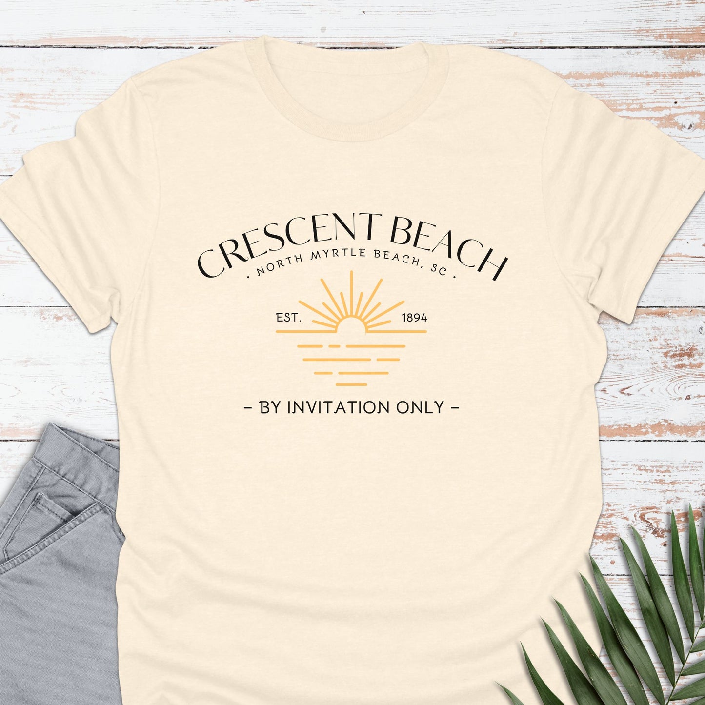 Crescent Beach, NMB T-shirt, By Invitation Only - Life Is Wanderful Co.