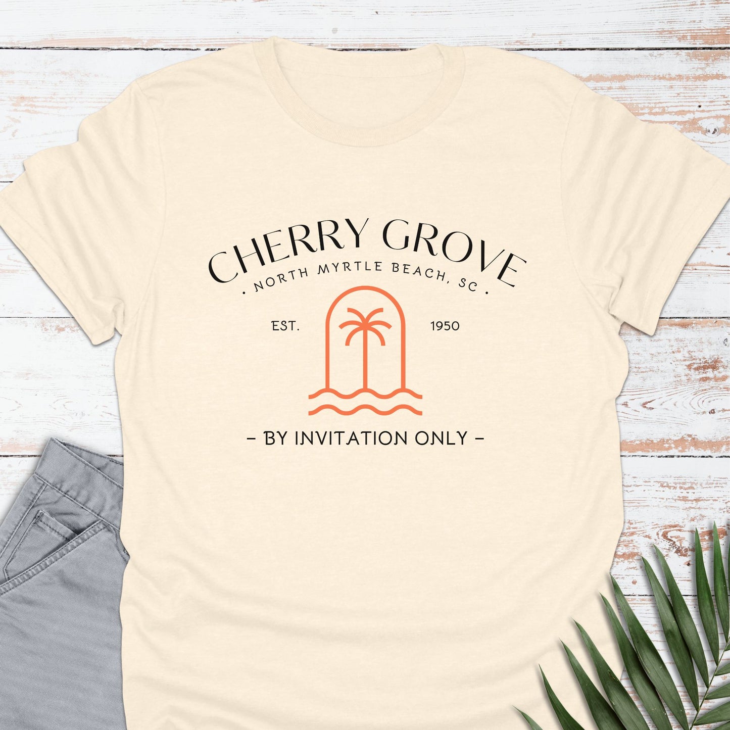 Cherry Grove, NMB T-shirt, By Invitation Only - Life Is Wanderful Co.