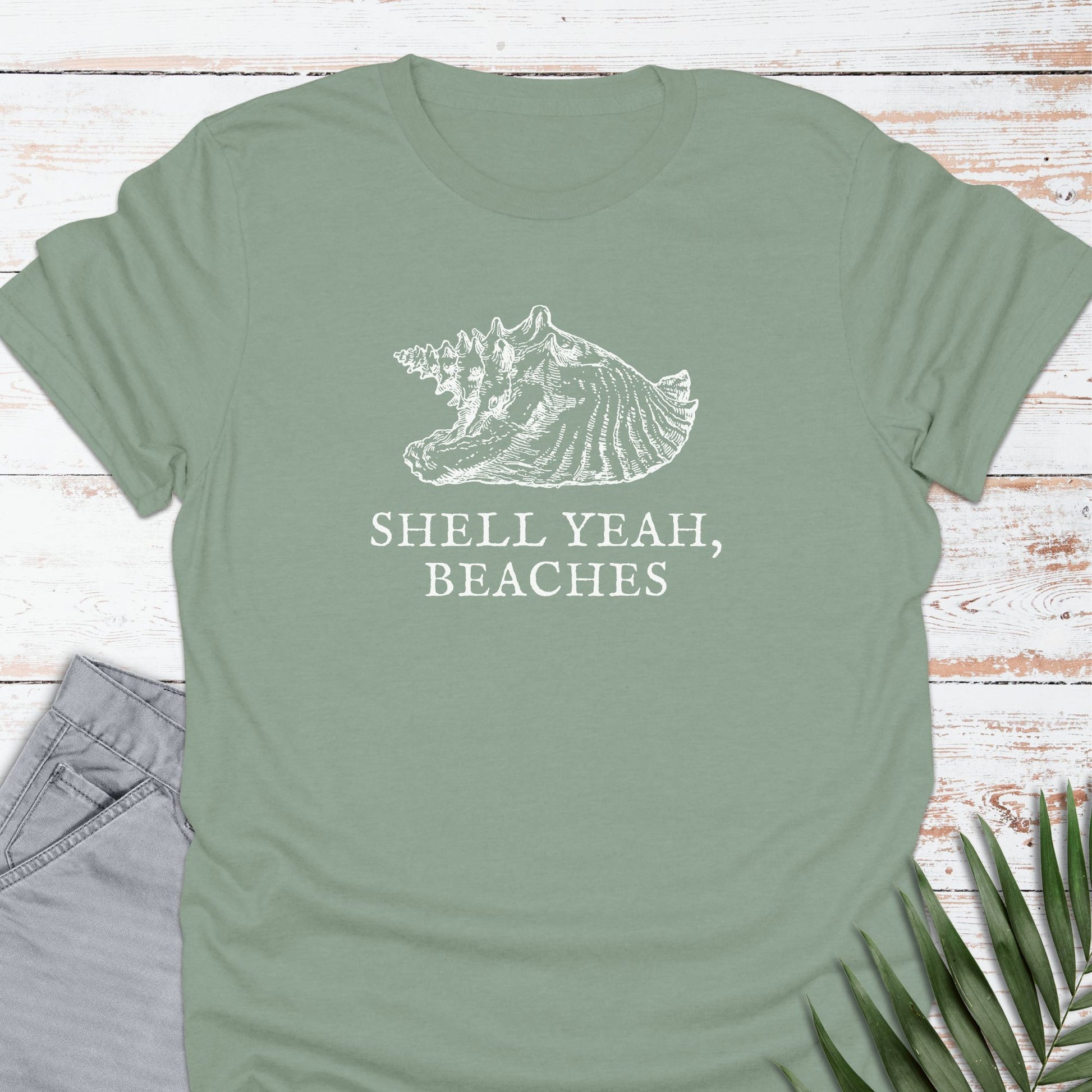 Shell Yeah, Beaches T-shirt - Life Is Wanderful Co.