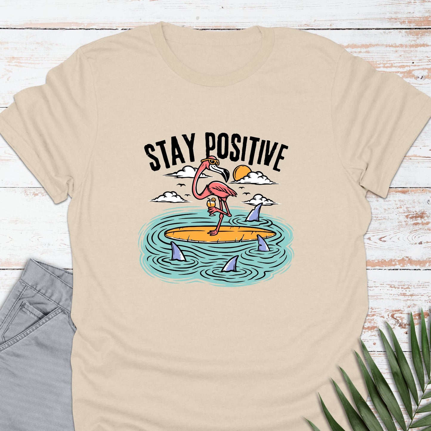 Playa Flamingo T-shirt - Life Is Wanderful Co.