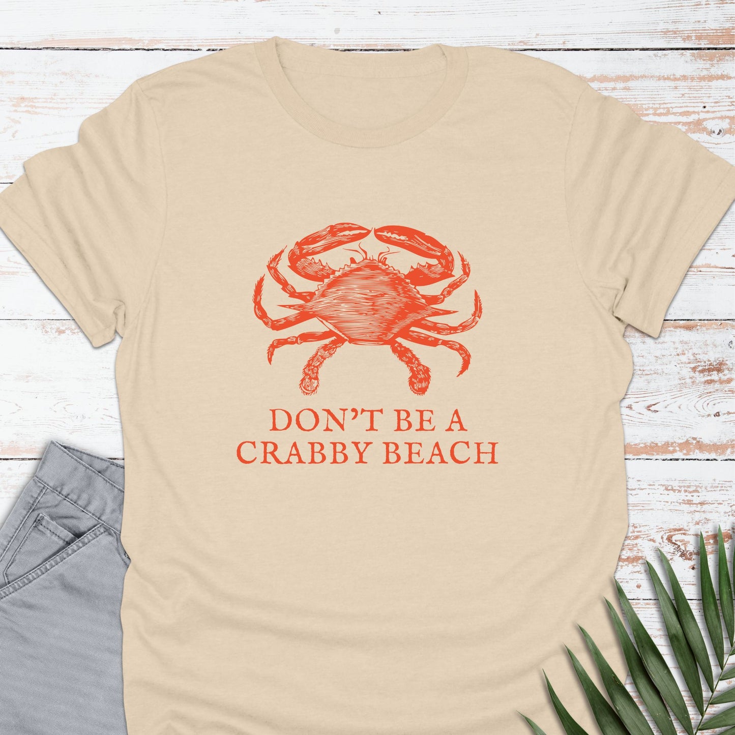 Crabby Beach T-shirt - Life Is Wanderful Co.