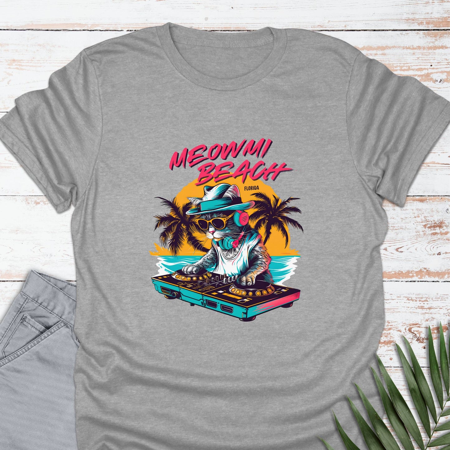 Meowmi Beach, FL T-shirt - Life Is Wanderful Co.