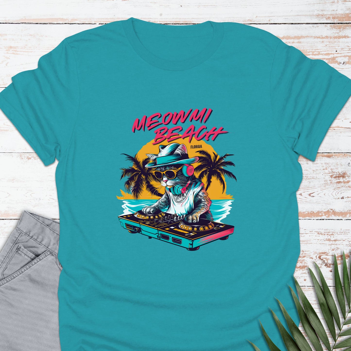 Meowmi Beach, FL T-shirt - Life Is Wanderful Co.