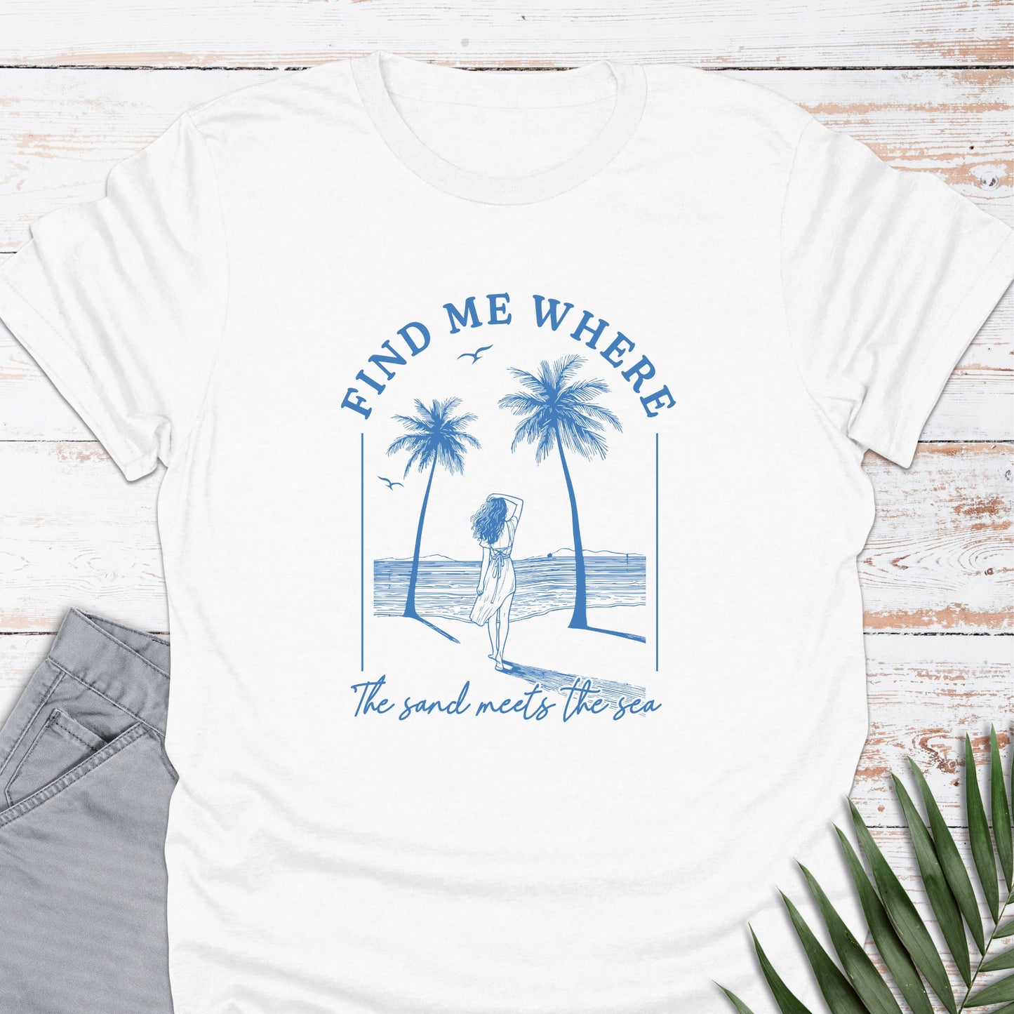 Sand Meets Sea T-shirt - Life Is Wanderful Co.