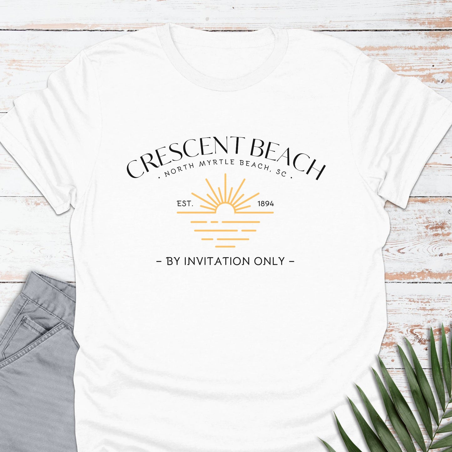 Crescent Beach, NMB T-shirt, By Invitation Only - Life Is Wanderful Co.