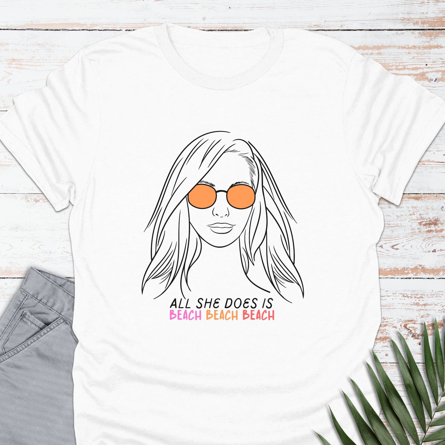 Beach Girl T-shirt - Life Is Wanderful Co.