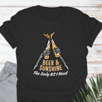 Beer & Sunshine T-shirt - Life Is Wanderful Co.