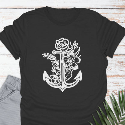 Anchor Tattoo T-shirt - Life Is Wanderful Co.
