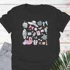 Preppy Beach Life T-shirt - Life Is Wanderful Co.