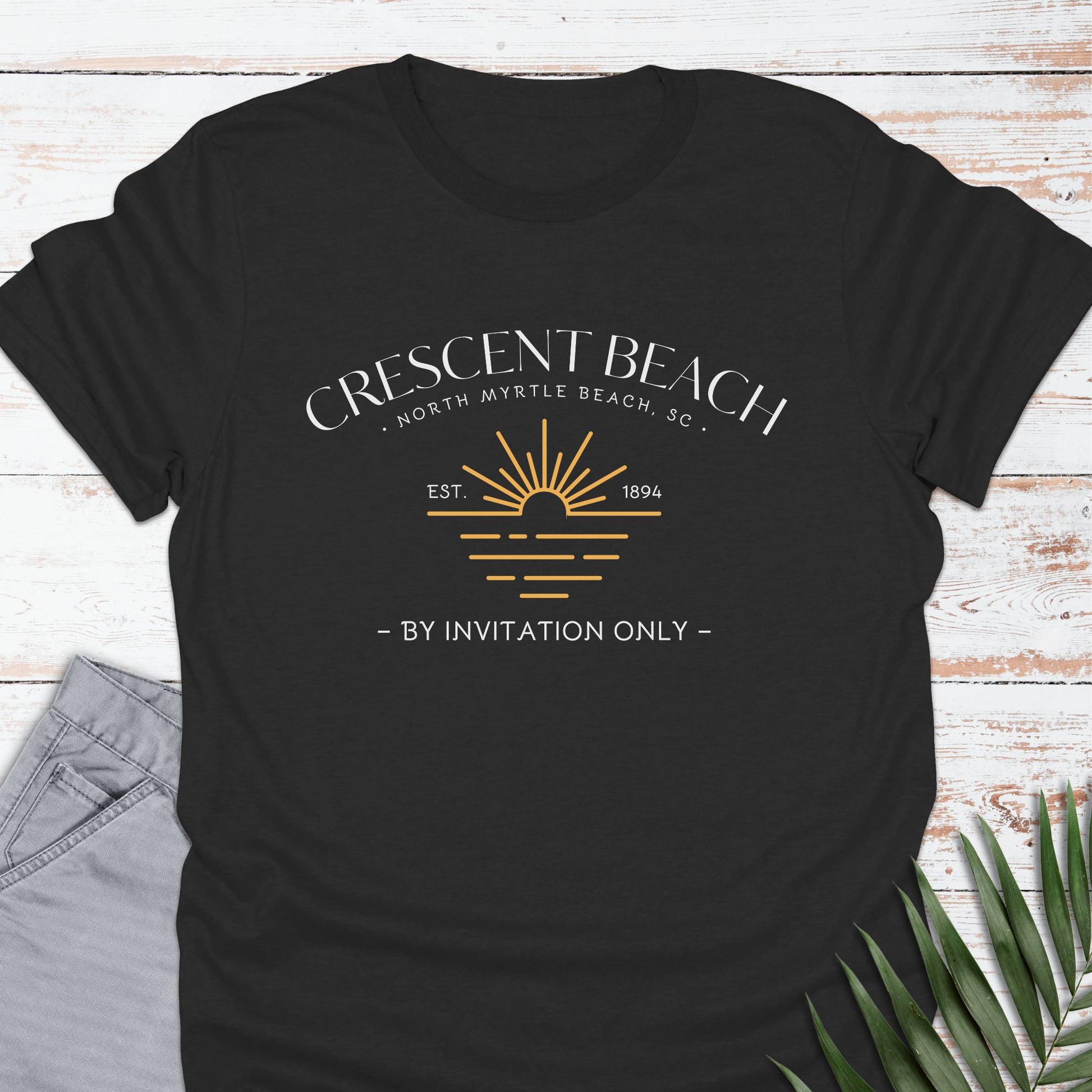 Crescent Beach, NMB T-shirt, By Invitation Only - Life Is Wanderful Co.