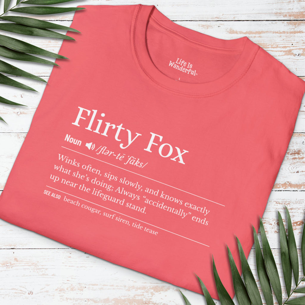 Flirty Fox T-shirt - Life Is Wanderful Co.