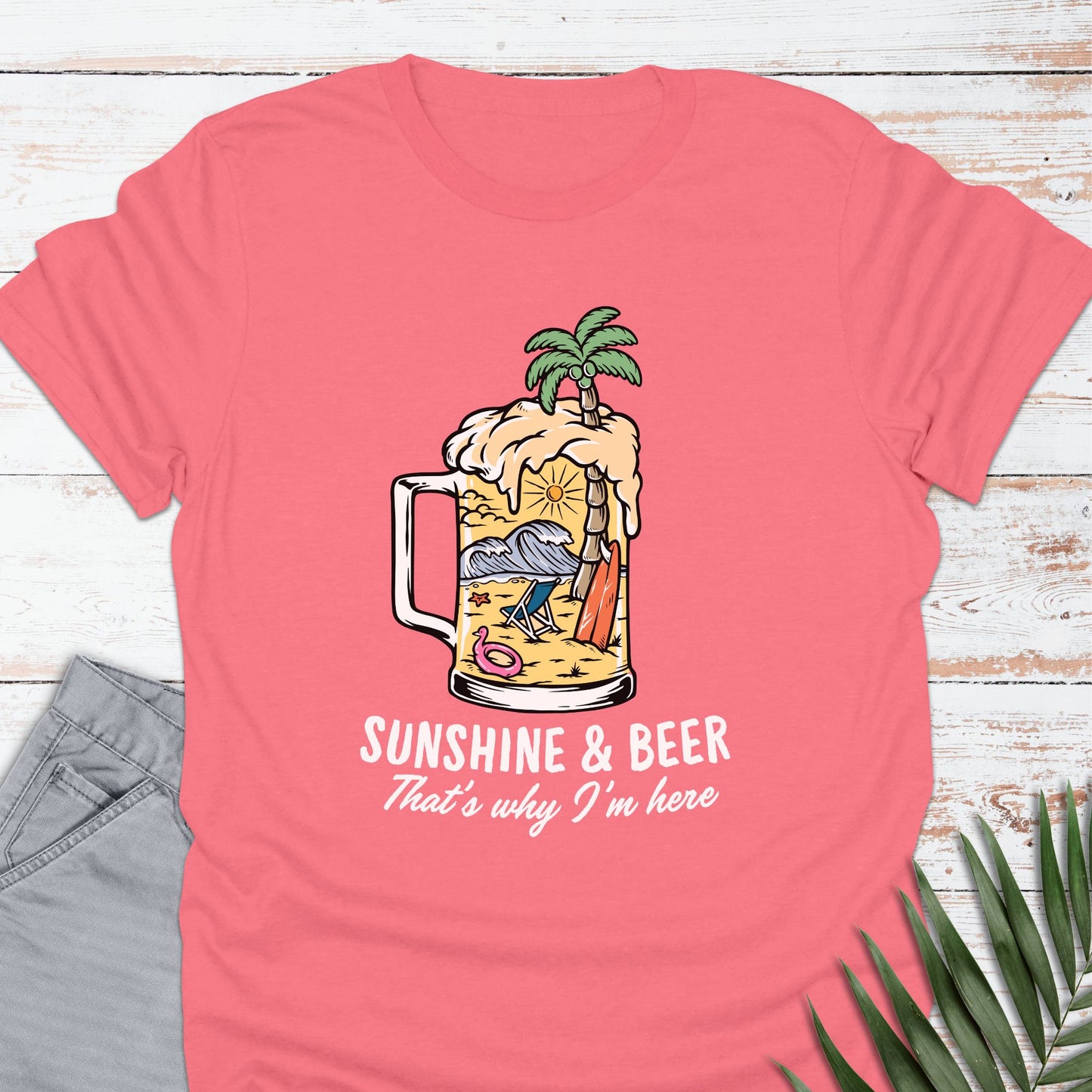 Sun & Beer - Beach T-shirt