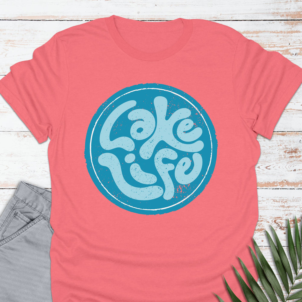 Lake Life Circle T-shirt - Life Is Wanderful Co.