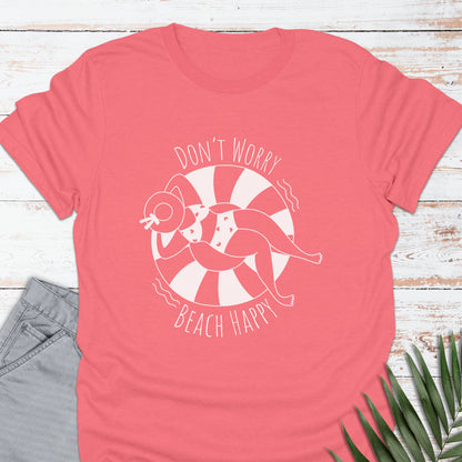 Beach Happy T-shirt - Life Is Wanderful Co.