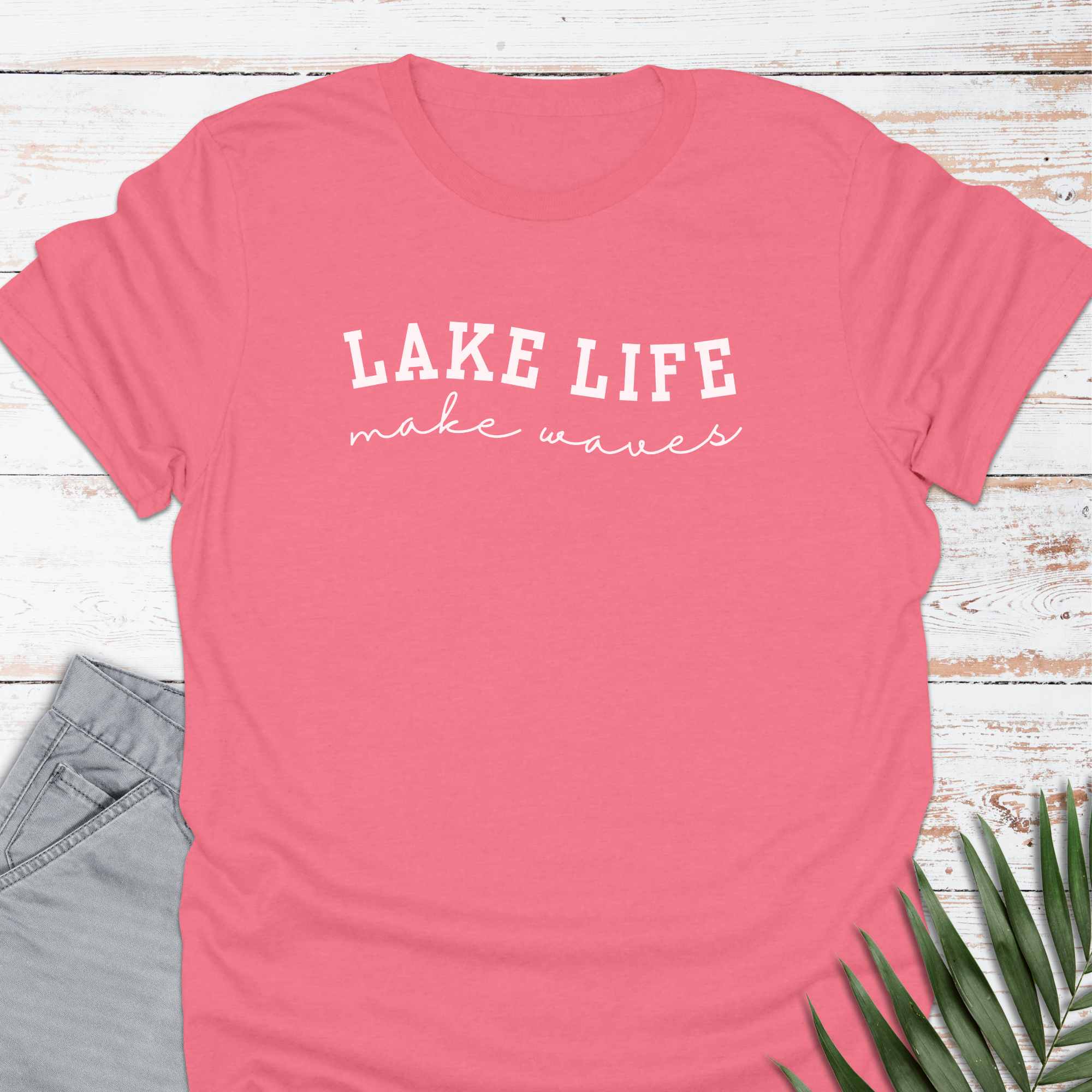 Collegiate Lake Life T-shirt - Life Is Wanderful Co.