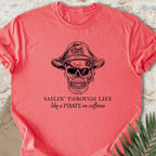 Pirate on Caffeine T-shirt