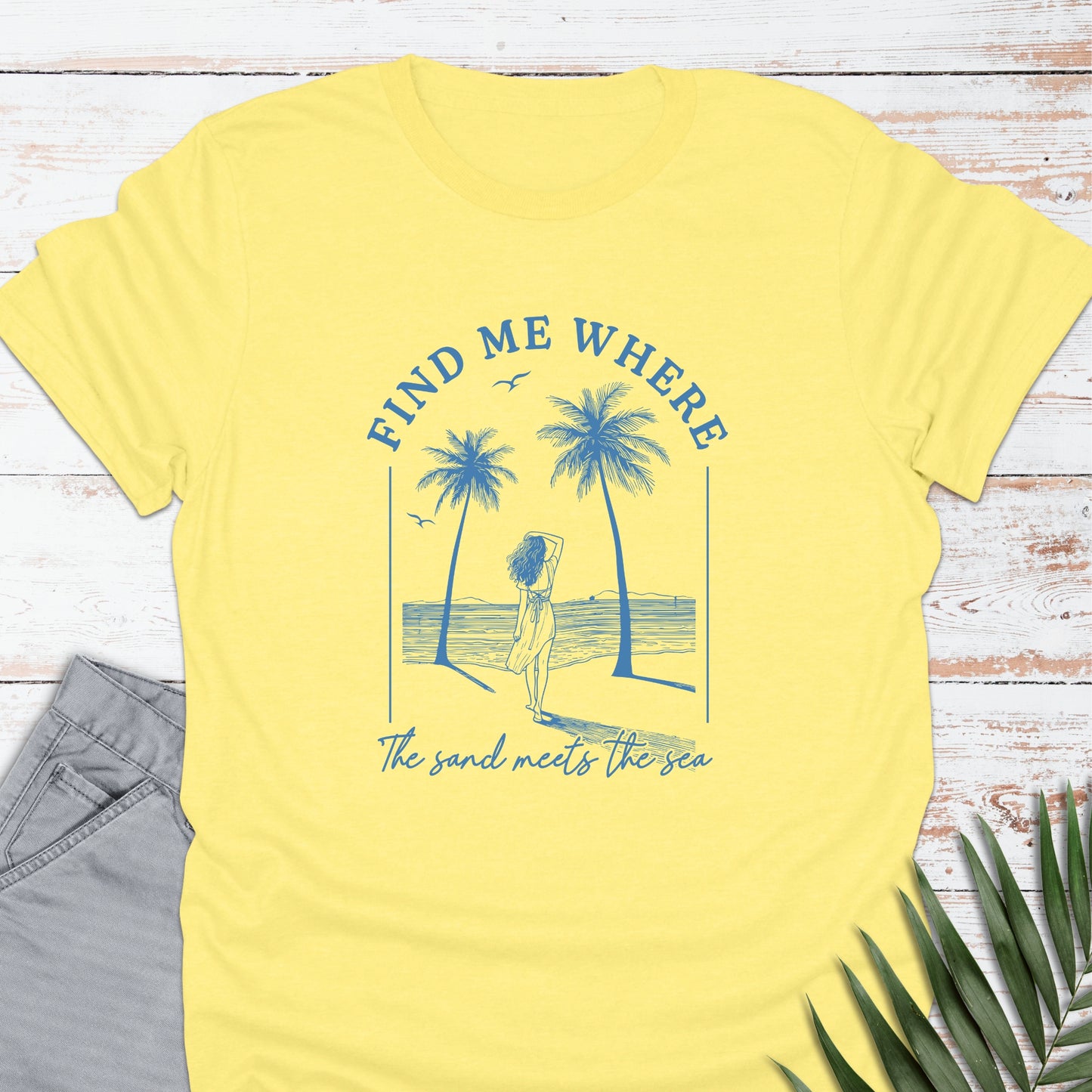 Sand Meets Sea T-shirt - Life Is Wanderful Co.
