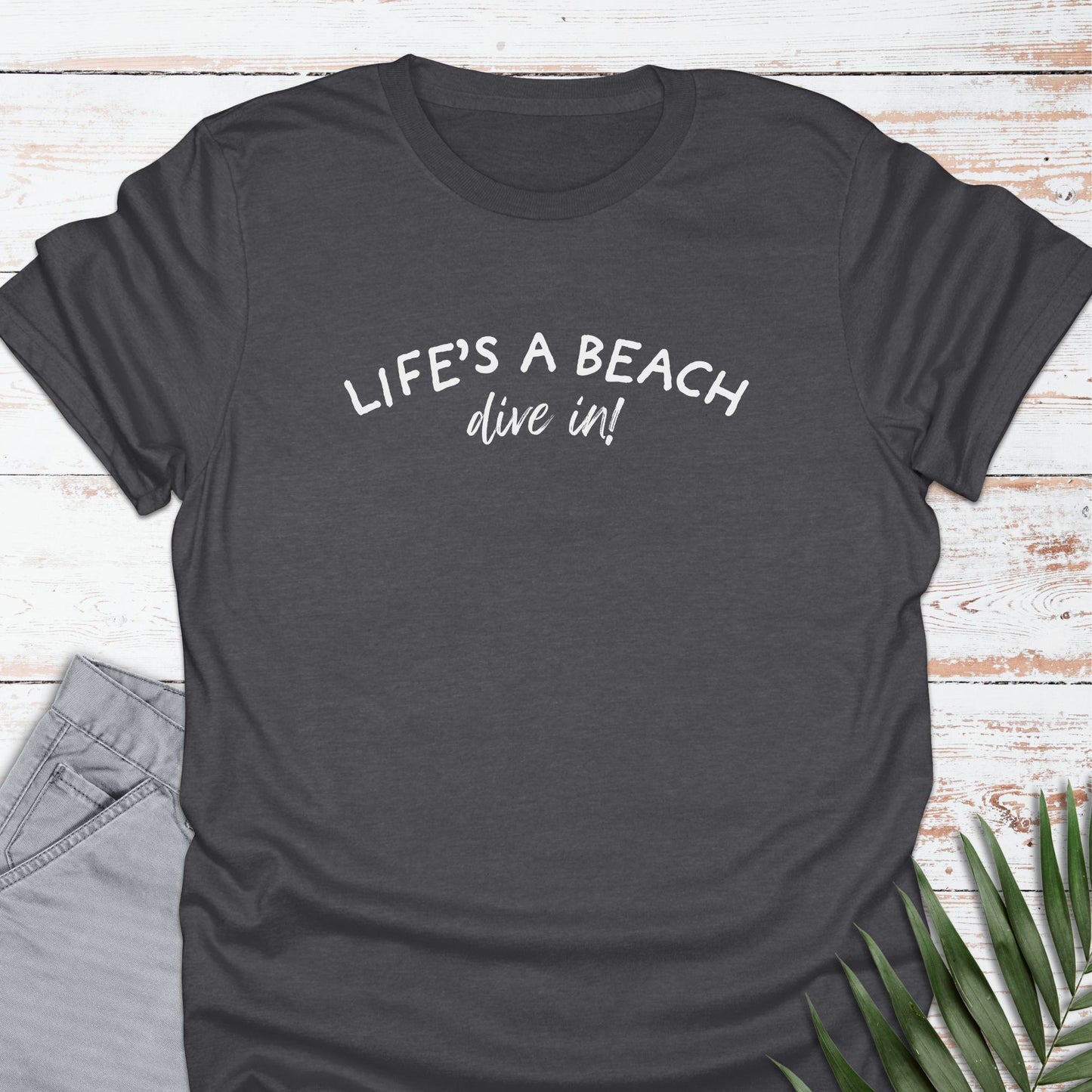 Life's A Beach Dive In T-shirt