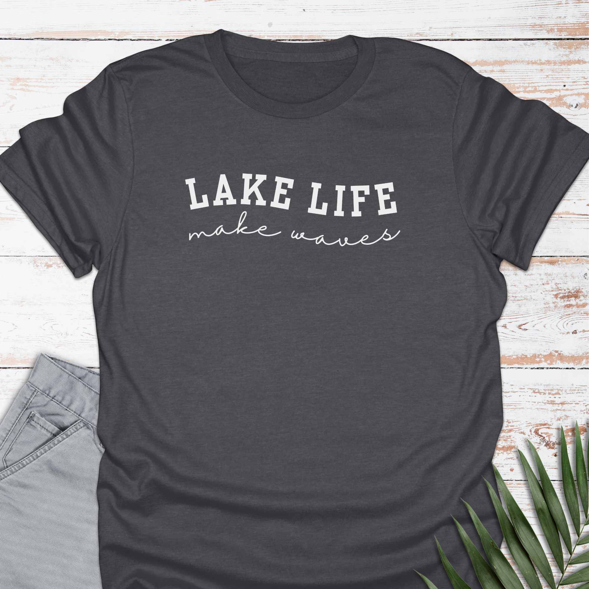 Collegiate Lake Life T-shirt - Life Is Wanderful Co.
