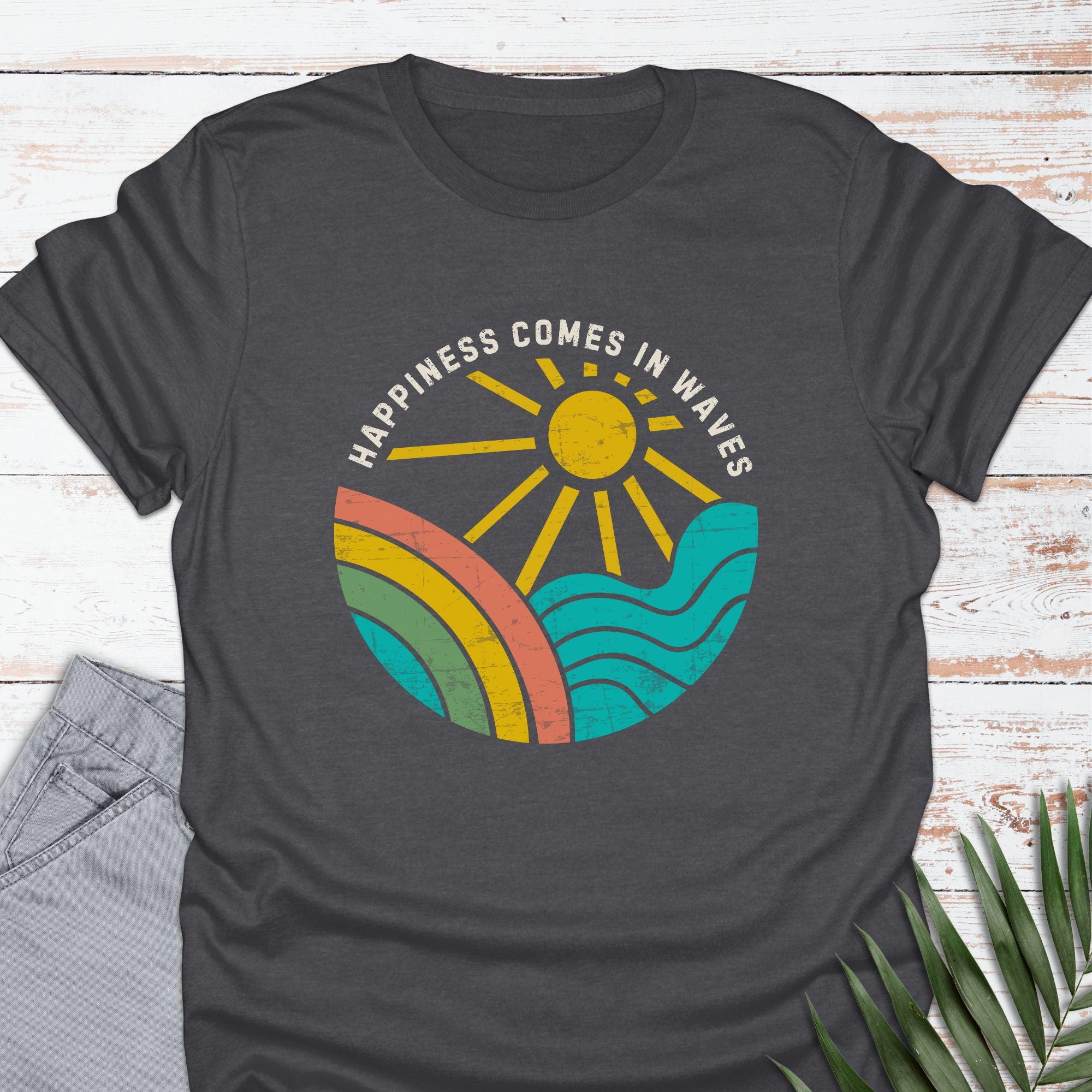 70s Retro Happiness T-shirt - Life Is Wanderful Co.