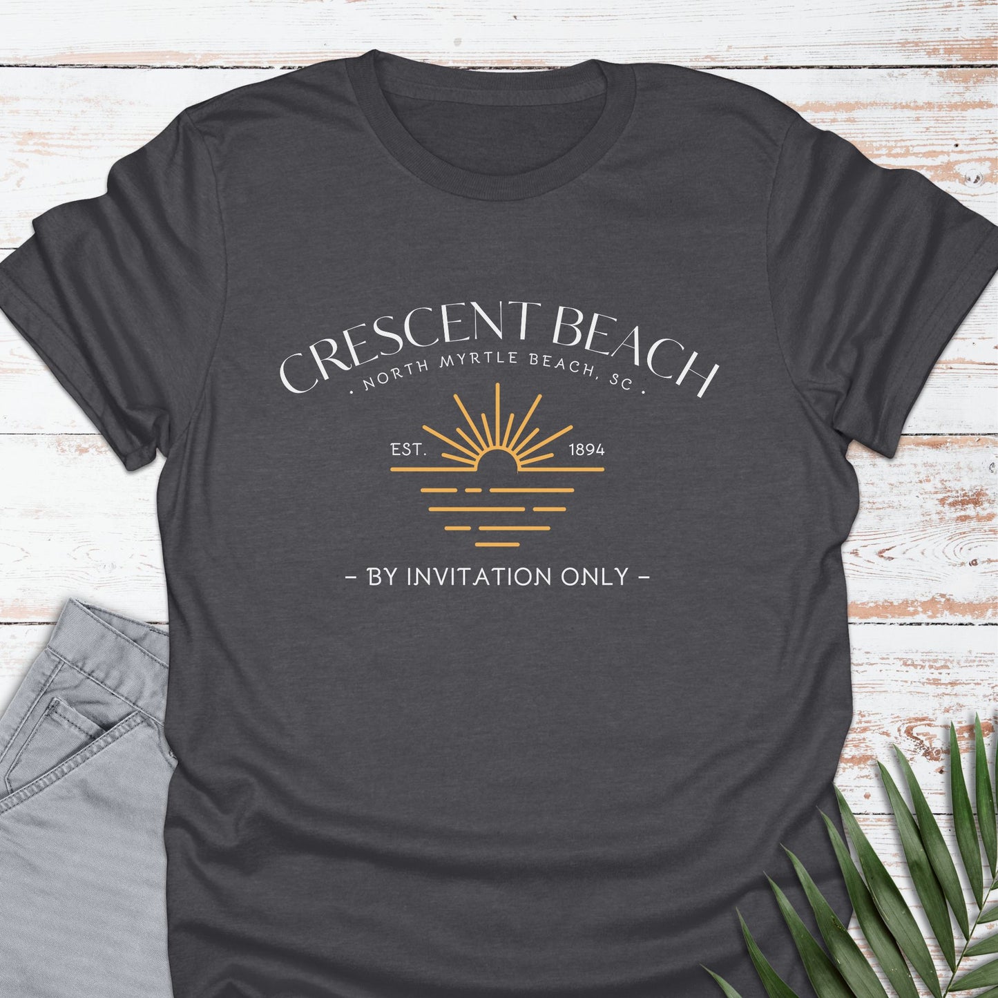 Crescent Beach, NMB T-shirt, By Invitation Only - Life Is Wanderful Co.