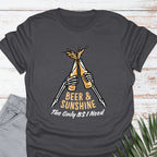 Beer & Sunshine T-shirt - Life Is Wanderful Co.