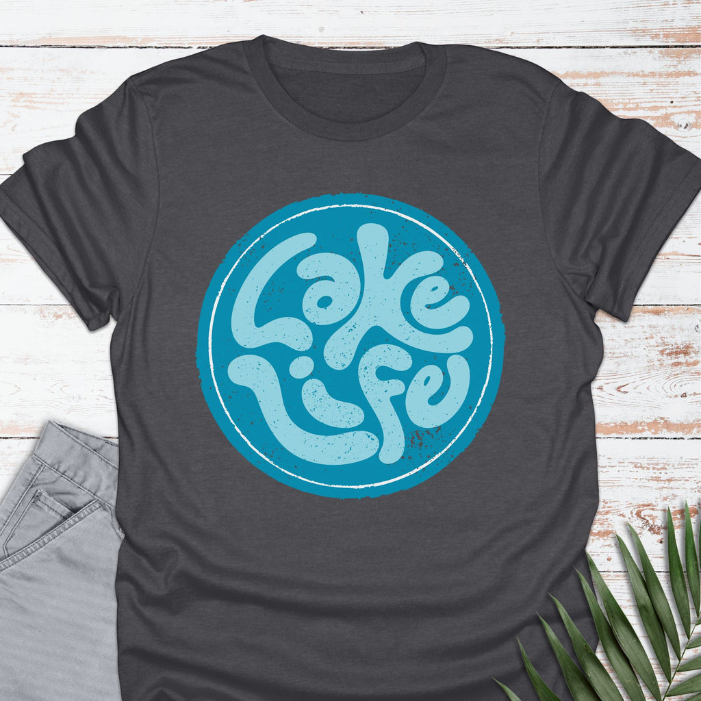 Lake Life Circle T-shirt - Life Is Wanderful Co.