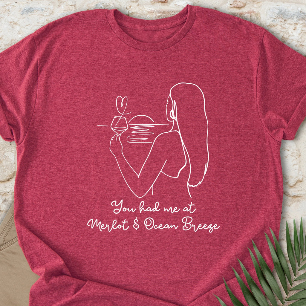Merlot by the Sea T-shirt