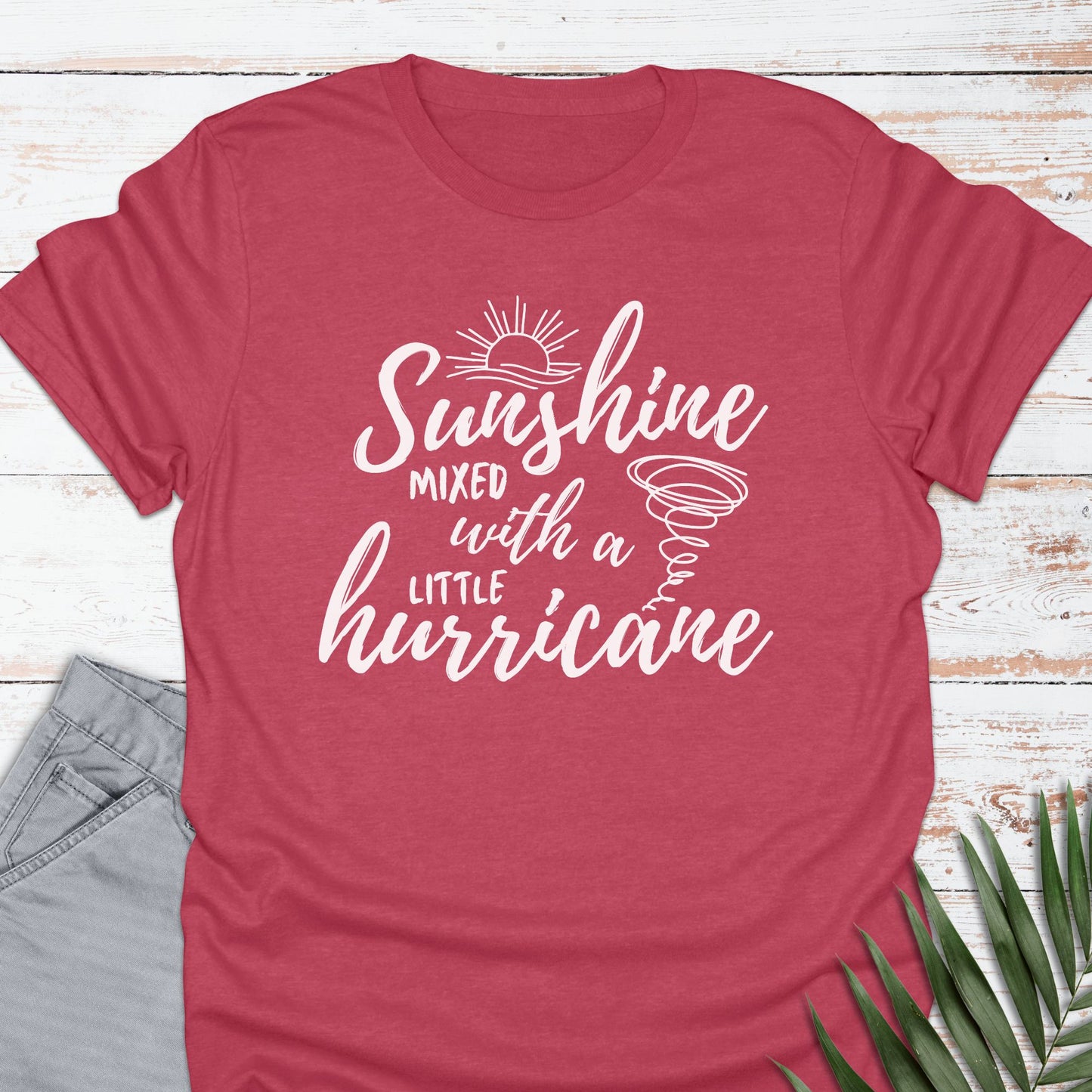 Sunshine & Hurricane T-shirt - Life Is Wanderful Co.