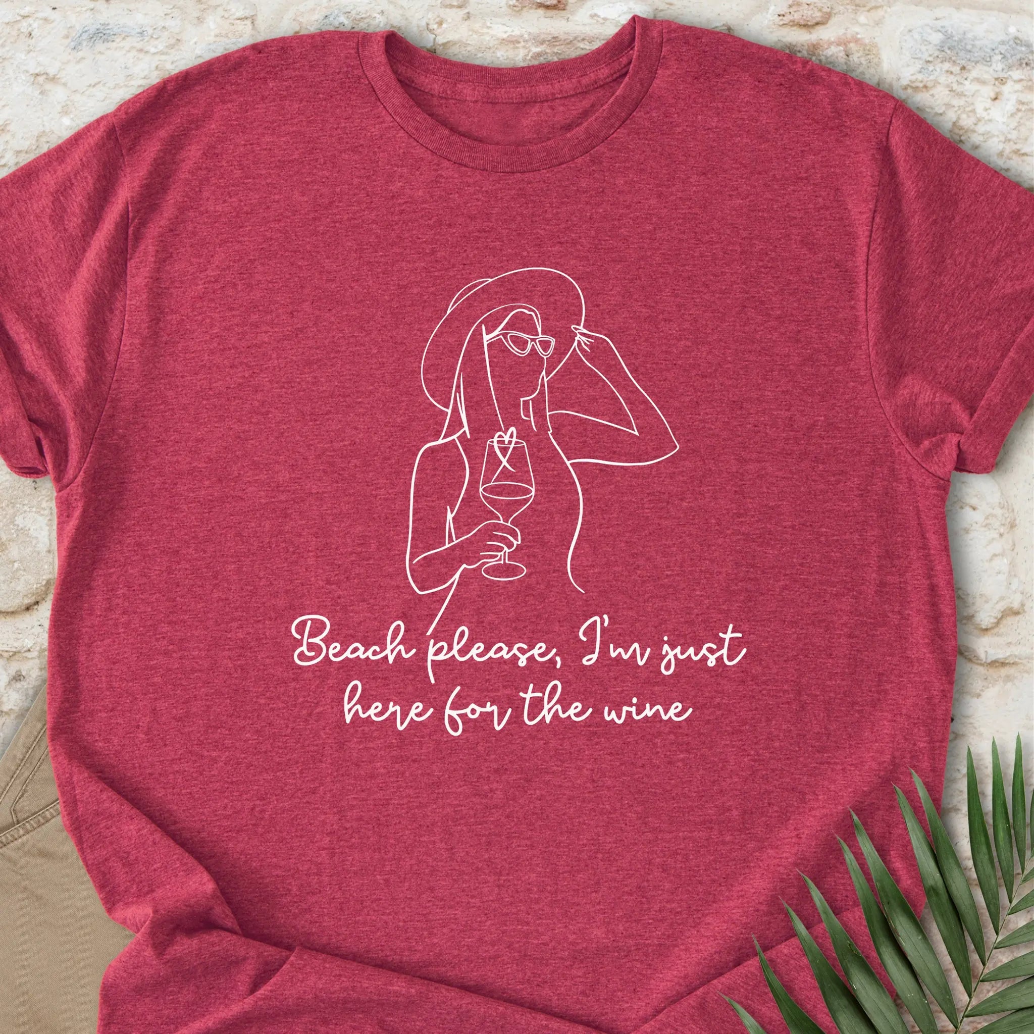 Here For The Wine T-shirt
