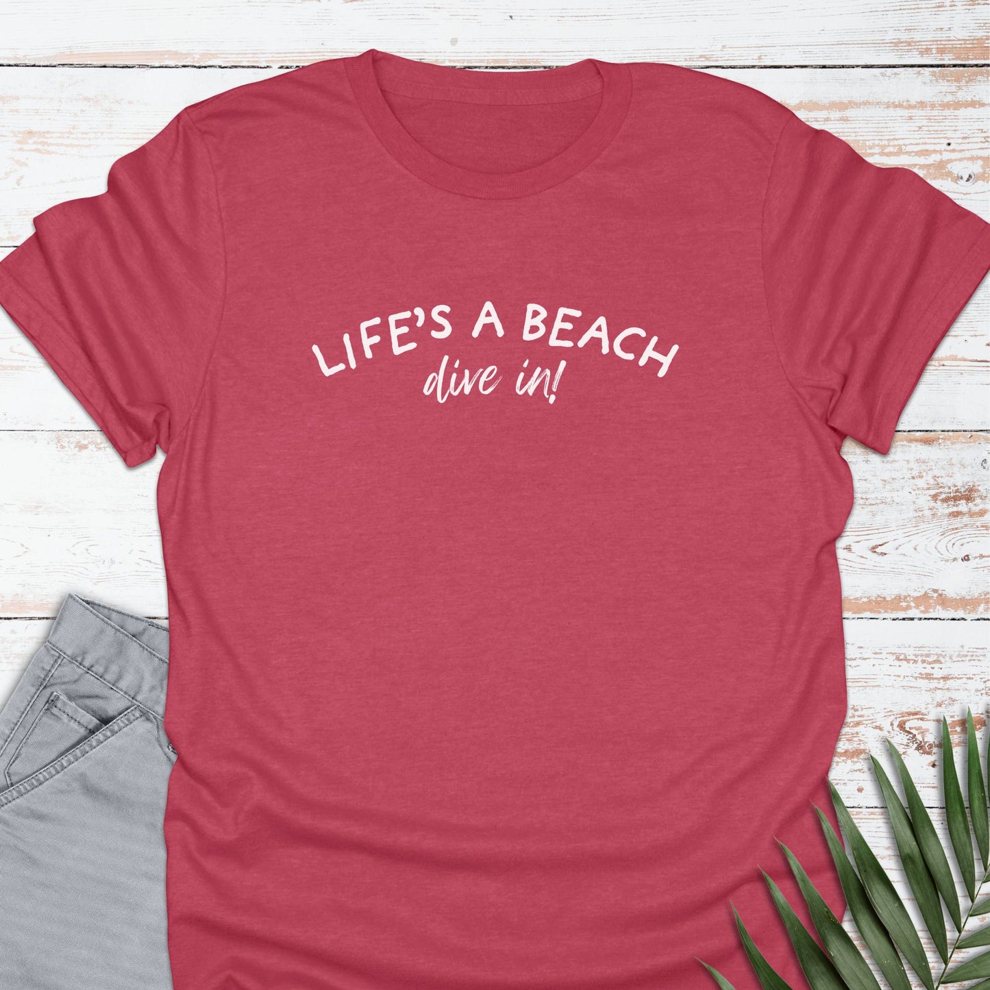 Life's A Beach Dive In T-shirt