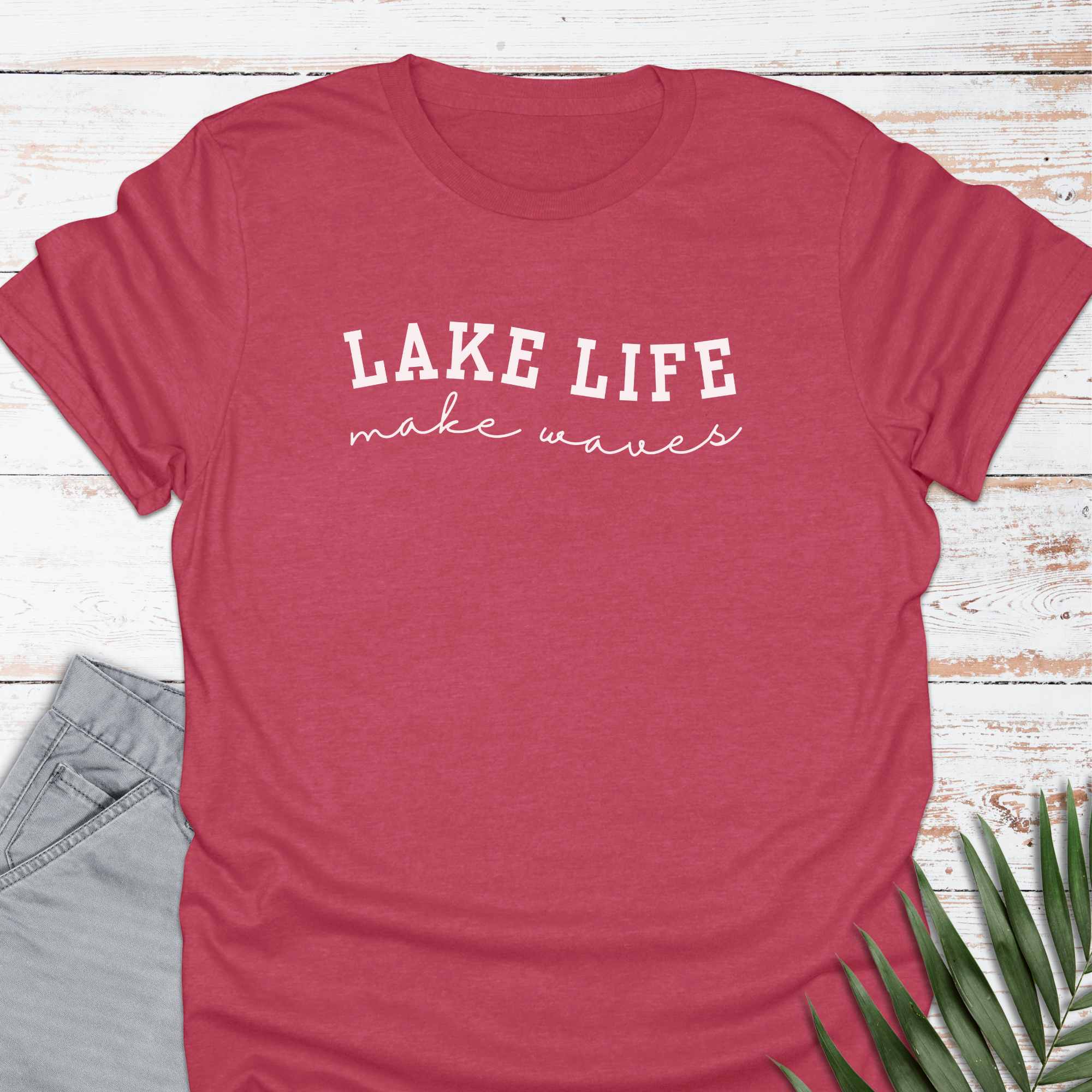 Collegiate Lake Life T-shirt - Life Is Wanderful Co.