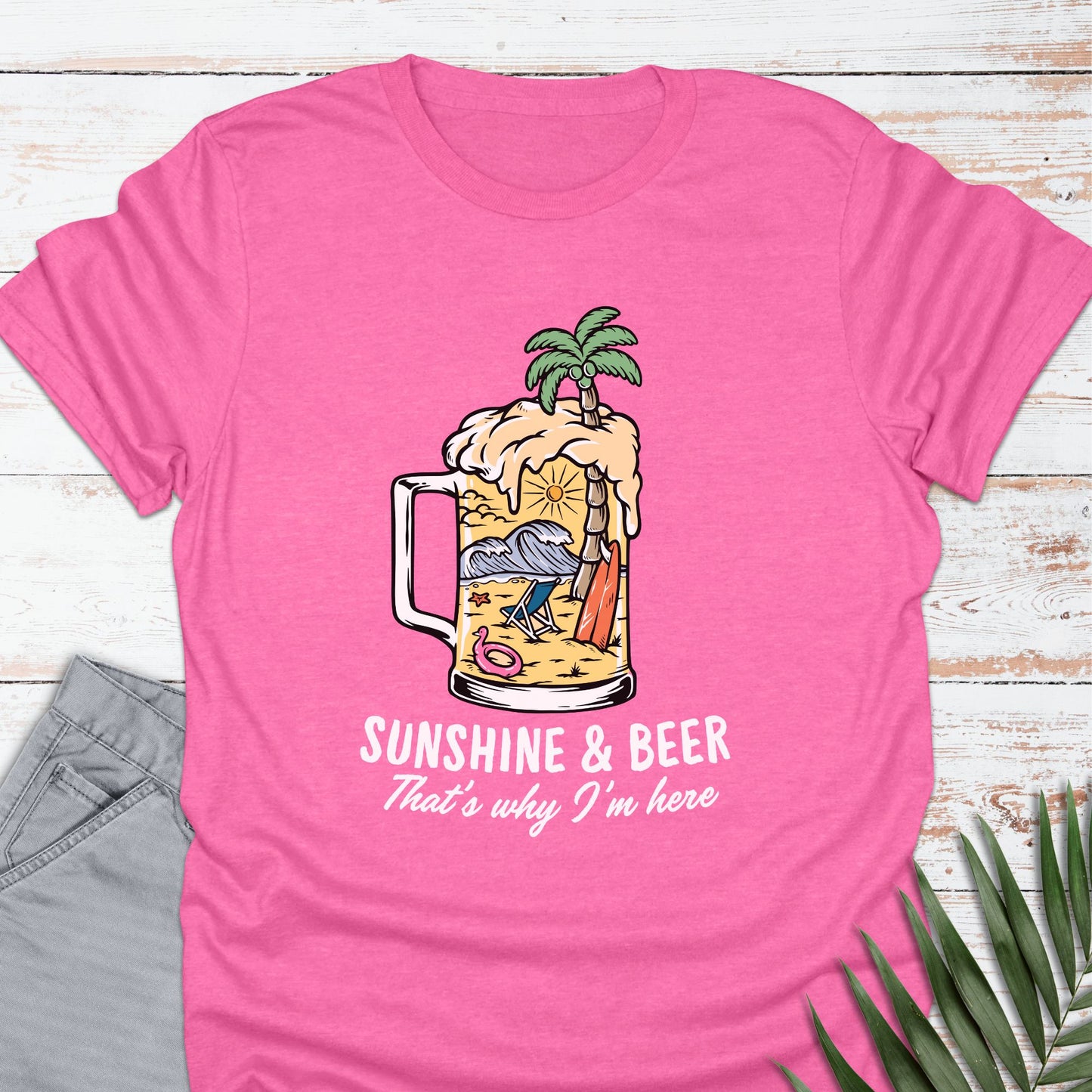 Sun & Beer - Beach T-shirt