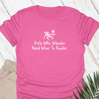 Wine To Ponder T-shirt