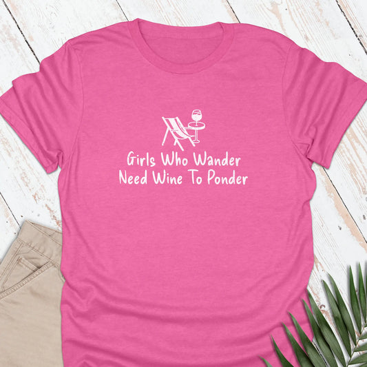 Wine To Ponder T-shirt