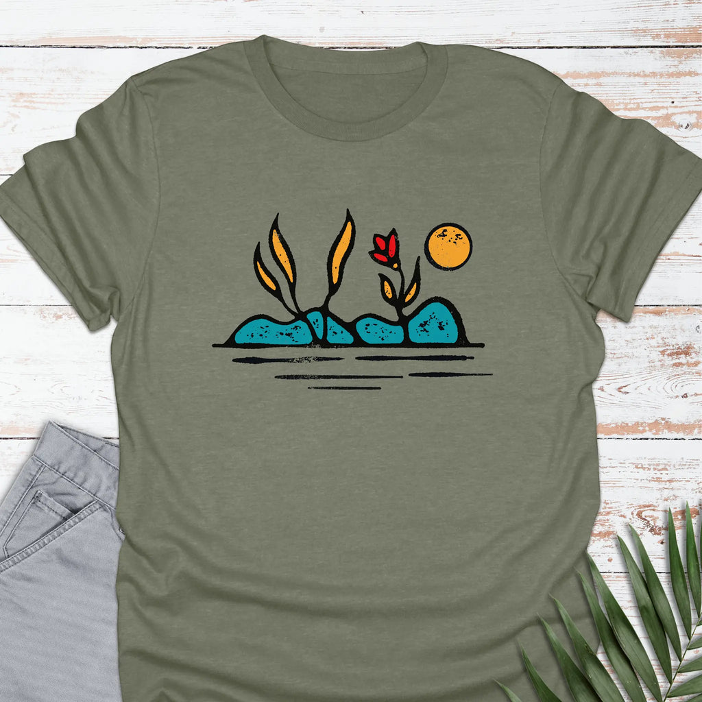 Red Flower T-shirt