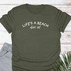 Life's A Beach Dive In T-shirt - Life Is Wanderful Co.