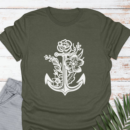 Anchor Tattoo T-shirt - Life Is Wanderful Co.